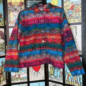 🌹 Groovy Multi-Print Jacket 🌹